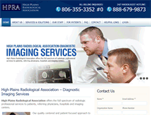 Tablet Screenshot of highplainsradiology.com